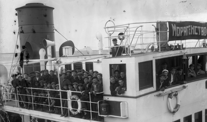 Пароход Воронеж в 1931 году